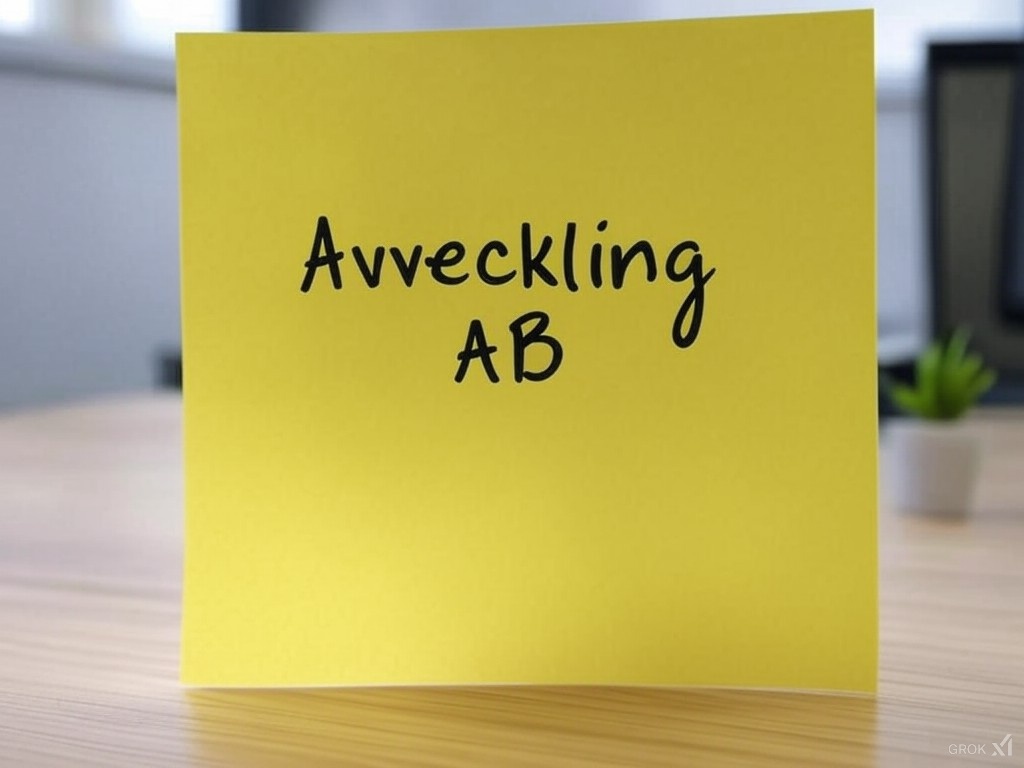 LAPP OM AVVECKLING AV AKTIEBOLAG